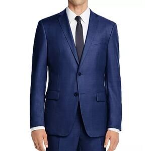 John Varvatos Star USA Bleecker Slim Fit Suit Blazer Wool Jacket 48R Mens Luxury